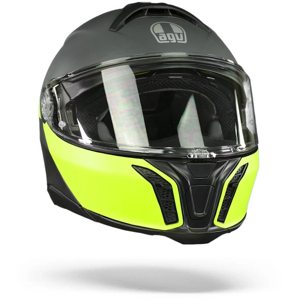 AGV Tourmodular Multi Balance Mat Zwart Geel Fluo Grijs Systeemhelm 7 AGV Tourmodular Multi Balance Mat Zwart Geel Fluo Grijs Systeemhelm - Afbeelding 5