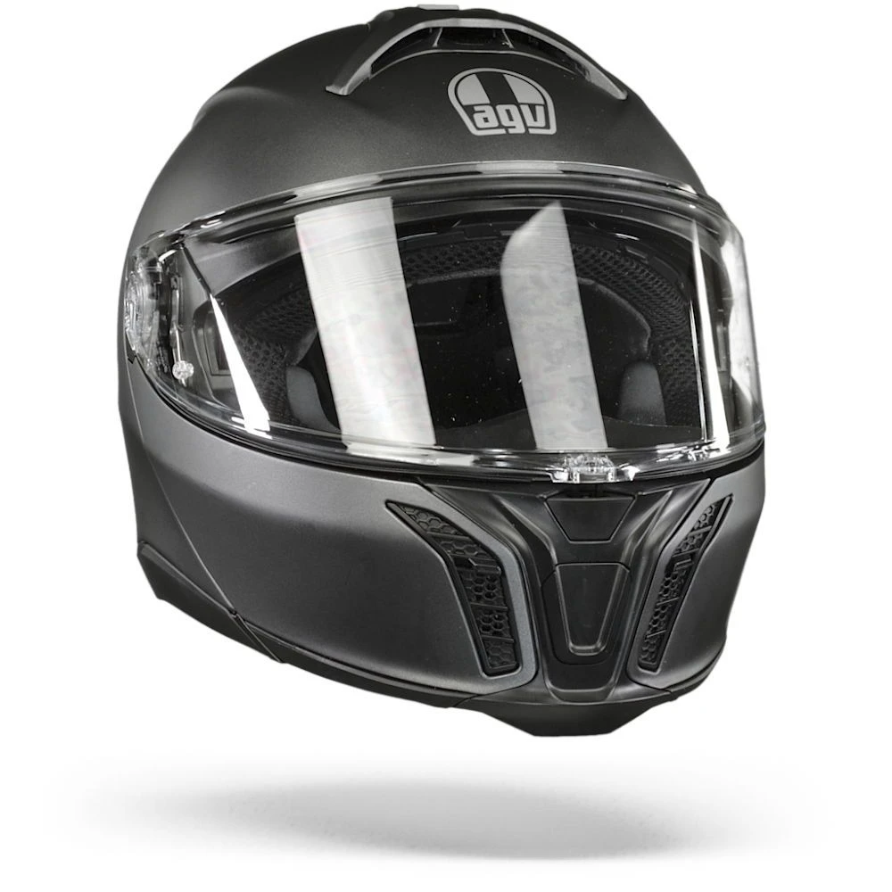 AGV Tourmodular Solid Mplk Mat Zwart Systeemhelm 6 AGV Tourmodular Solid Mplk Mat Zwart Systeemhelm - Afbeelding 4