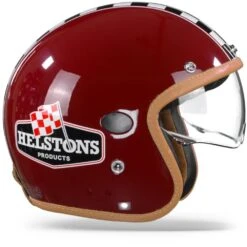 Helstons Flag Carbon Fiber Burgundy Jethelm -Shark Winkel HelstonsFlagRed.29