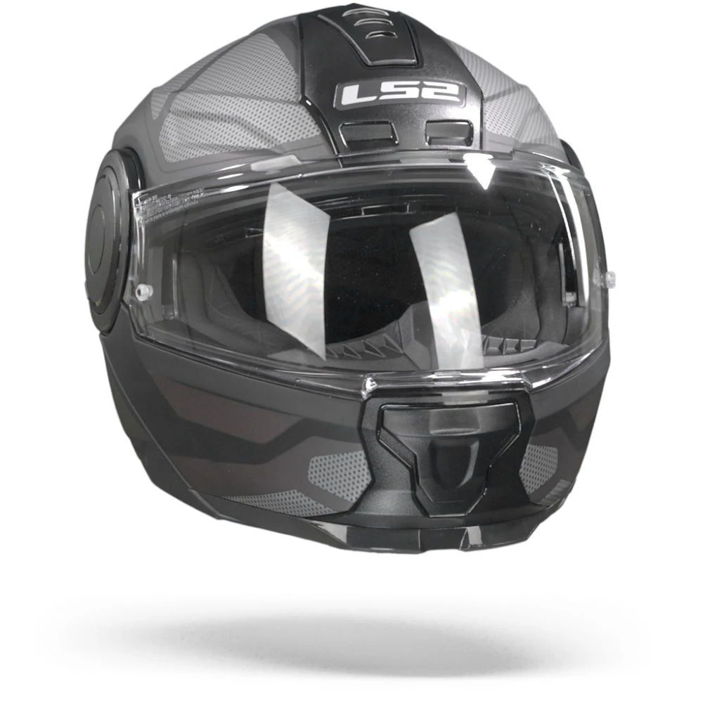 LS2 FF902 Scope Axis Zwart Titanium Systeemhelm 3 LS2 FF902 Scope Axis Zwart Titanium Systeemhelm