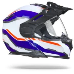 Nexx X.Vilijord Continental Wit Blauw Rood Systeemhelm -Shark Winkel Nexxx.vjcontinentalwhitebluered.29