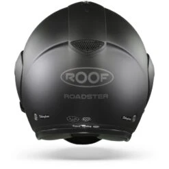 ROOF Roadster Iron Mat Zwart Zilver Jethelm