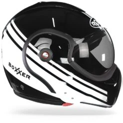 ROOF BoXXer Sting Zwart Wit Systeemhelm -Shark Winkel Roof boXXer sting black white.29