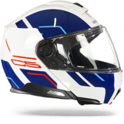 Schuberth C5 Master Wit Blauw Systeemhelm -Shark Winkel Schuberth c5 master white blue.29