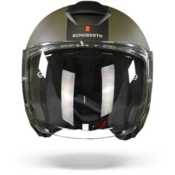 Schuberth M1 Pro Mercury Groen Grijs Jethelm -Shark Winkel Schuberth m1 pro murcury green grey.01