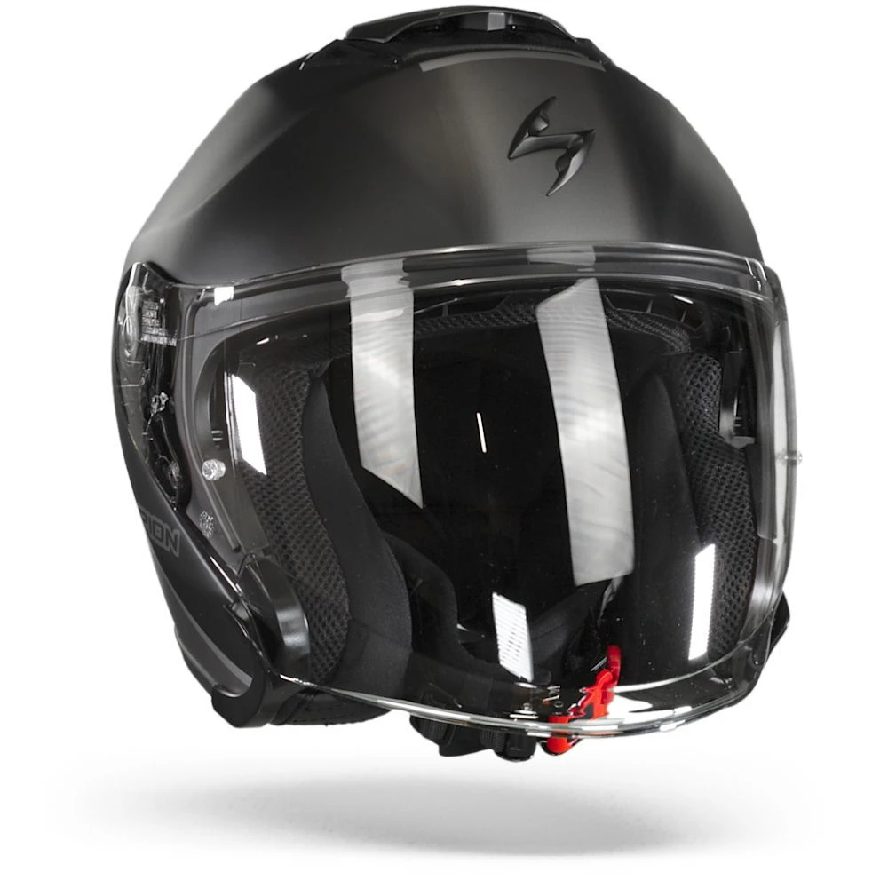 Scorpion EXO-S1 Essence Mat Zwart-Silver Jethelm 6 Scorpion EXO-S1 Essence Mat Zwart-Silver Jethelm - Afbeelding 4