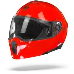 Scorpion EXO-930 Solid Neon Rood Systeemhelm -Shark Winkel Scorpionexo 930solidneonred.05