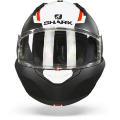 Shark Evo GT Sean WKR Wit Zwart Rood Systeemhelm -Shark Winkel Shark evo gt sean gt sean white black red wkr.01