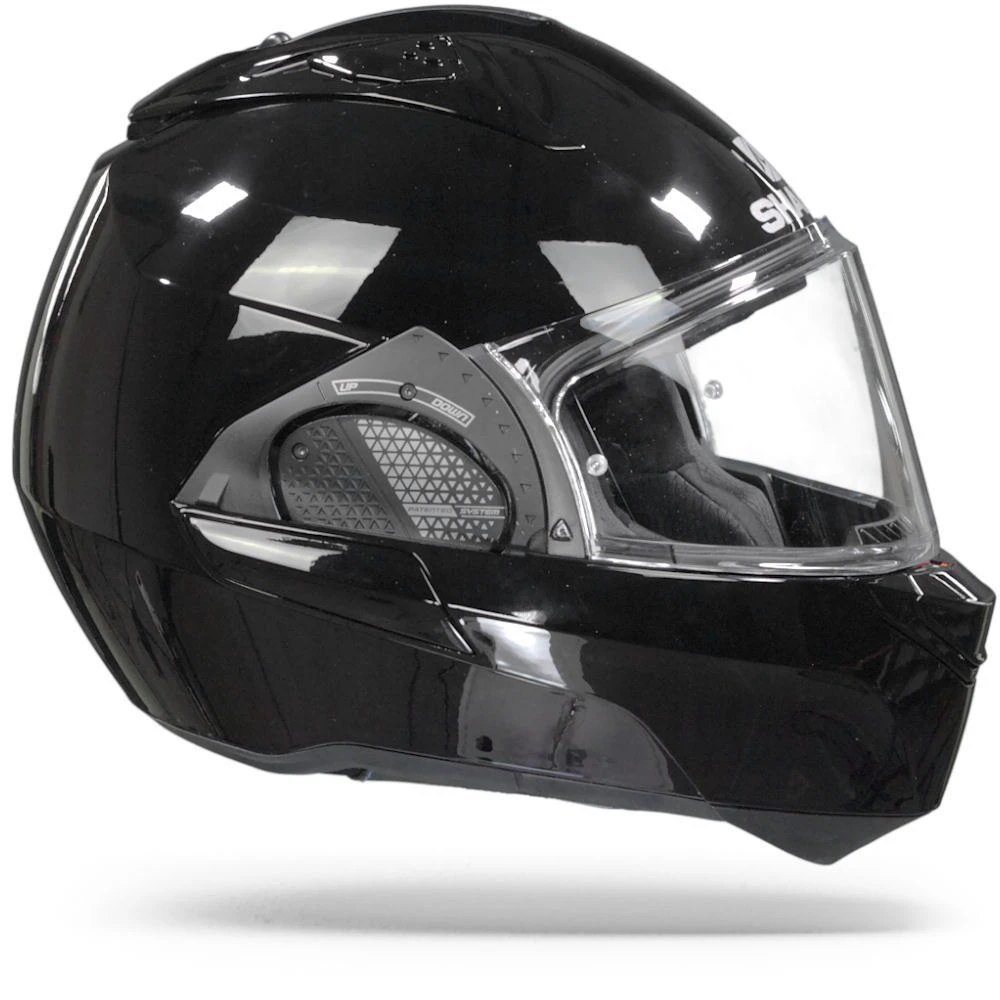 Shark Evo GT Blank Zwart Systeemhelm 3 Shark Evo GT Blank Zwart Systeemhelm