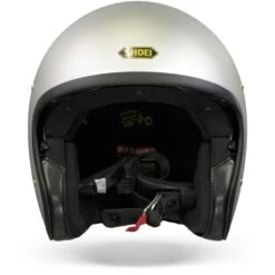 Shoei J.O Mat Licht Zilver Jethelm 10 Shoei J.O Mat Licht Zilver Jethelm -Shark Winkel Shoei J.O matt light silver.01