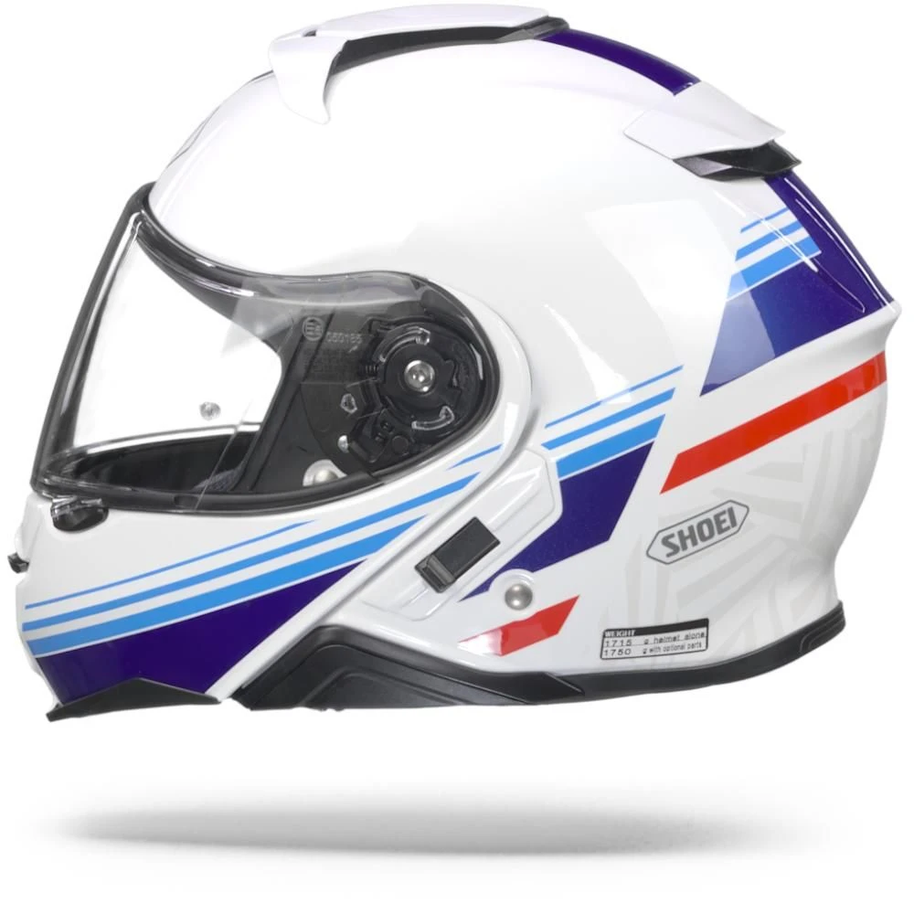 Shoei Neotec II Separator TC-10 Wit Blauw Rood Systeemhelm 7 Shoei Neotec II Separator TC-10 Wit Blauw Rood Systeemhelm - Afbeelding 5