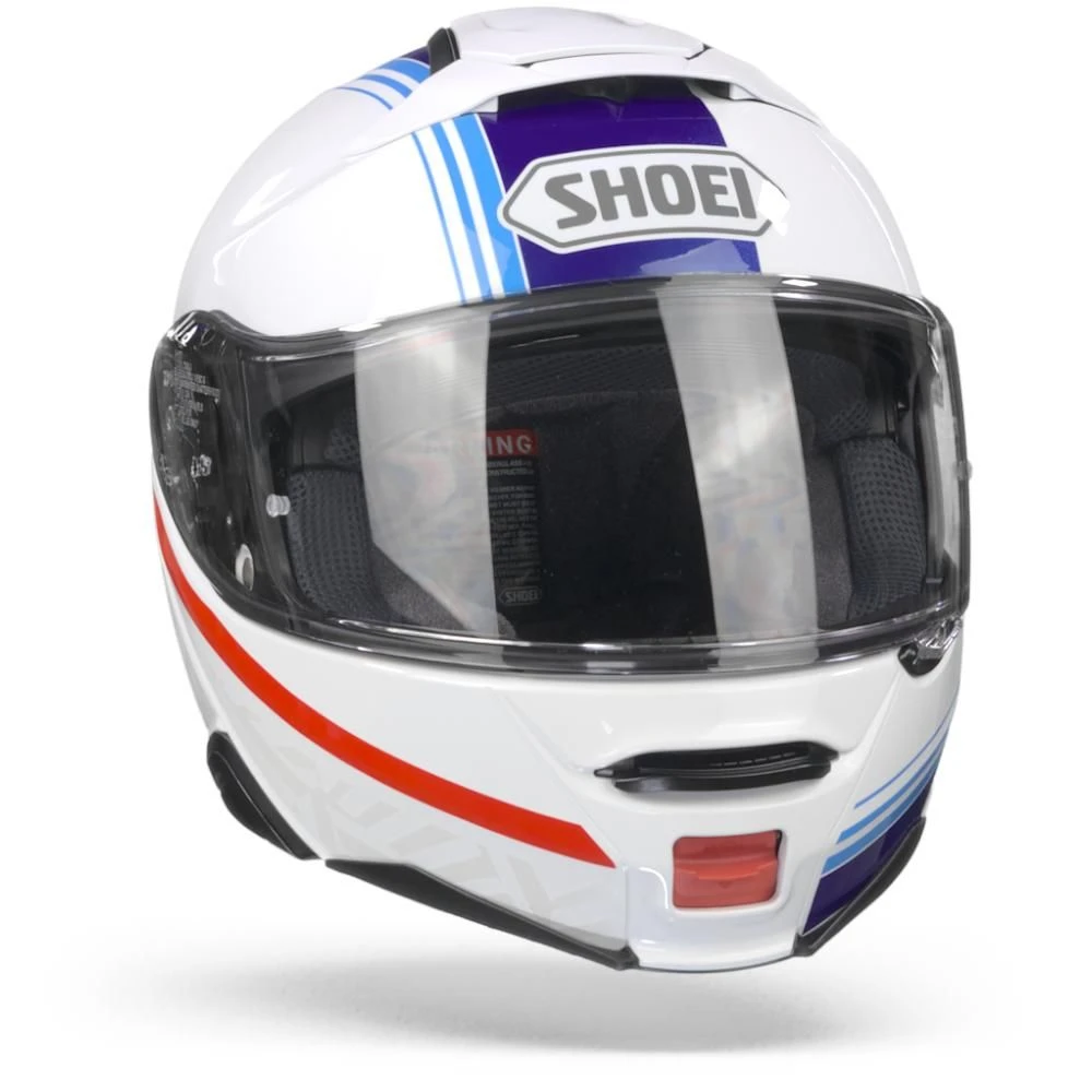 Shoei Neotec II Separator TC-10 Wit Blauw Rood Systeemhelm 4 Shoei Neotec II Separator TC-10 Wit Blauw Rood Systeemhelm - Afbeelding 2