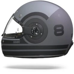 SMK Retro Ranko Donker Grijs Integraalhelm -Shark Winkel Smkretrorankodarkgrey.11