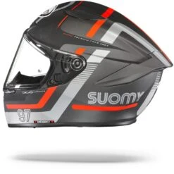 Suomy Track 1 Ninety Seven Zwart Grijs Integraalhelm -Shark Winkel Suomy track 1 ninety seven black grey.11