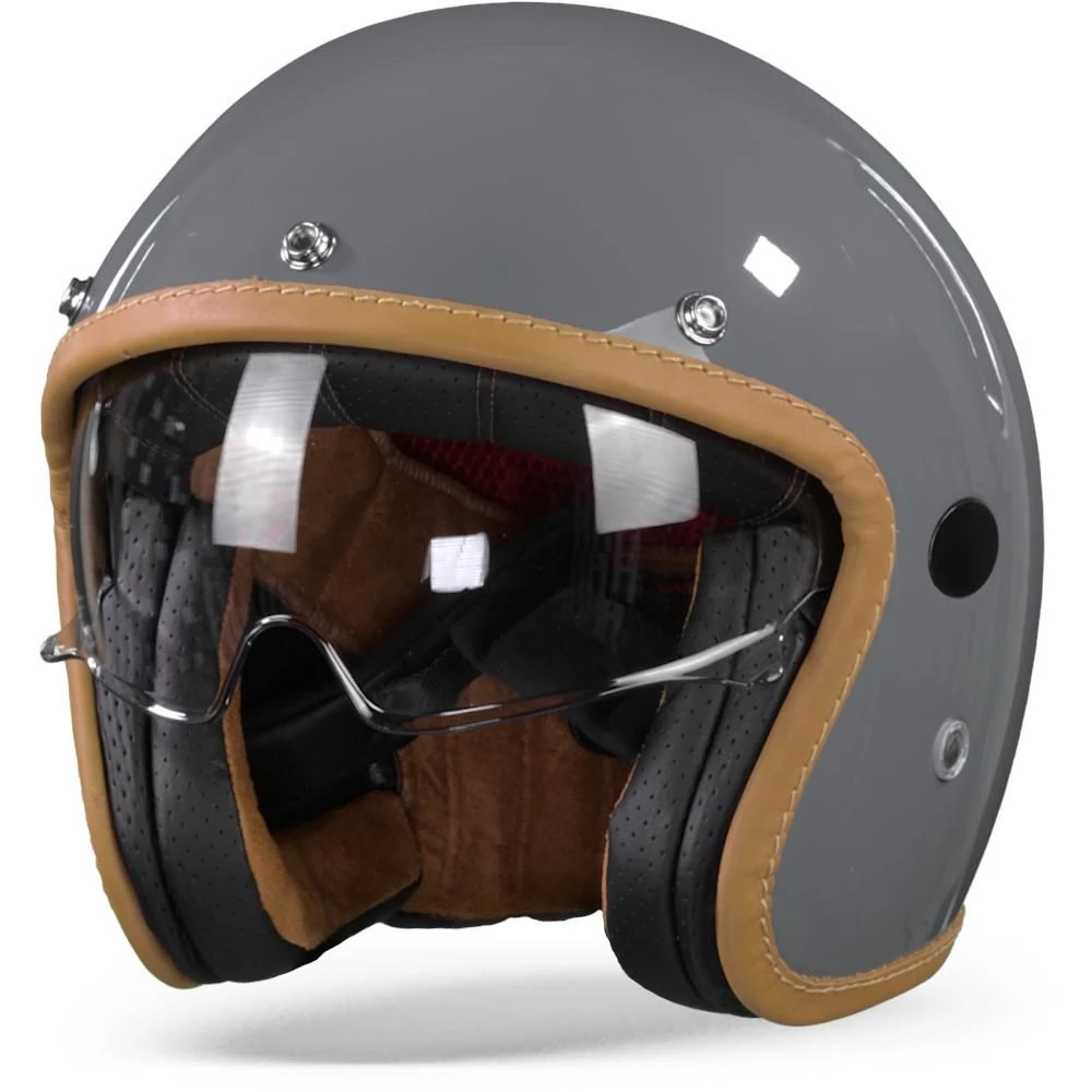 Helstons Naked Carbon Fiber Grijs Jethelm 4 Helstons Naked Carbon Fiber Grijs Jethelm - Afbeelding 2