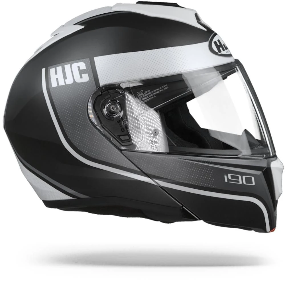 HJC I90 Davan Wit Systeemhelm 3 HJC I90 Davan Wit Systeemhelm