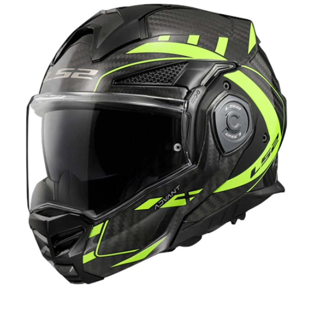 LS2 FF901 Advant X C Future H-V Yellow 06 Modular Helmet 3 LS2 FF901 Advant X C Future H-V Yellow 06 Modular Helmet