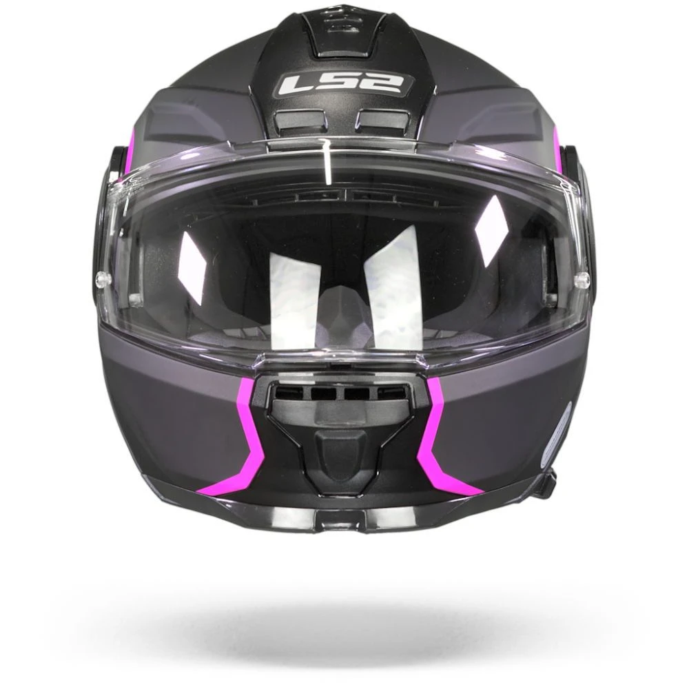 LS2 FF902 Scope Arch Mat Titanium Roze Systeemhelm 3 LS2 FF902 Scope Arch Mat Titanium Roze Systeemhelm