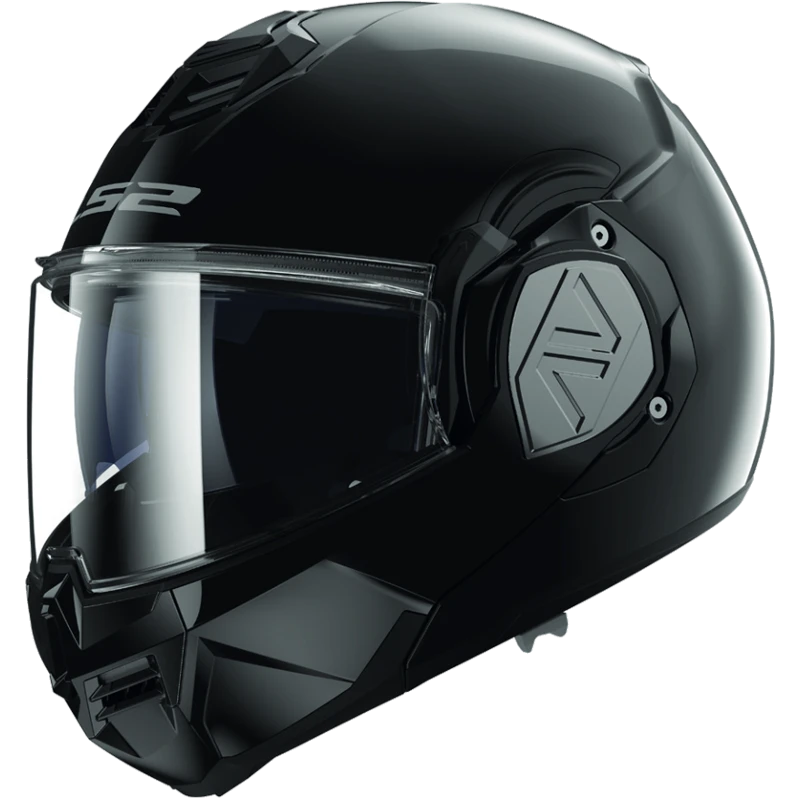 LS2 FF906 Advant Solid Gloss Zwart Systeemhelm 3 LS2 FF906 Advant Solid Gloss Zwart Systeemhelm