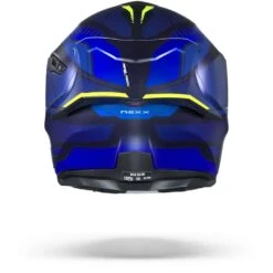 Nexx SX.100R Skidder Blauw Neon Mat Integraalhelm -Shark Winkel nexx sx 100r skidder blue neon mt.19