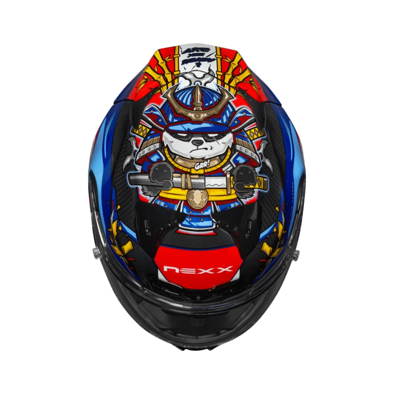 Nexx X.R3R Izo Blauw Rood Integraalhelm 4 Nexx X.R3R Izo Blauw Rood Integraalhelm - Afbeelding 2