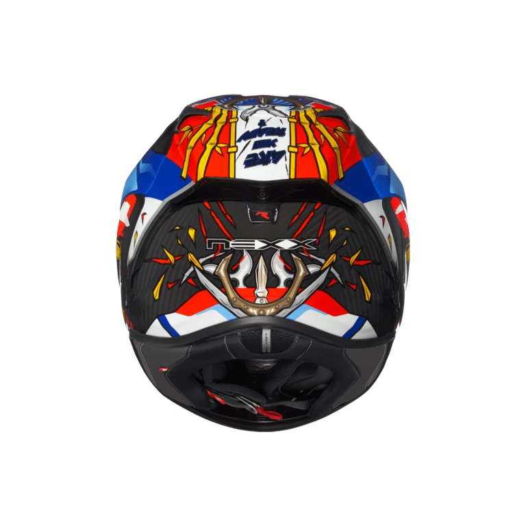 Nexx X.R3R Izo Blauw Rood Integraalhelm 6 Nexx X.R3R Izo Blauw Rood Integraalhelm - Afbeelding 4