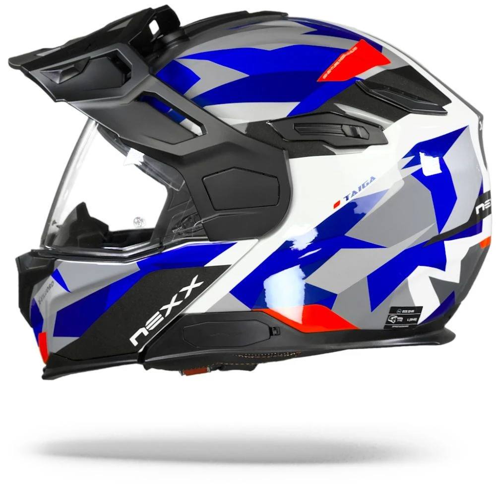 Nexx X.Vilijord Taiga Wit Blauw Systeemhelm 6 Nexx X.Vilijord Taiga Wit Blauw Systeemhelm - Afbeelding 4