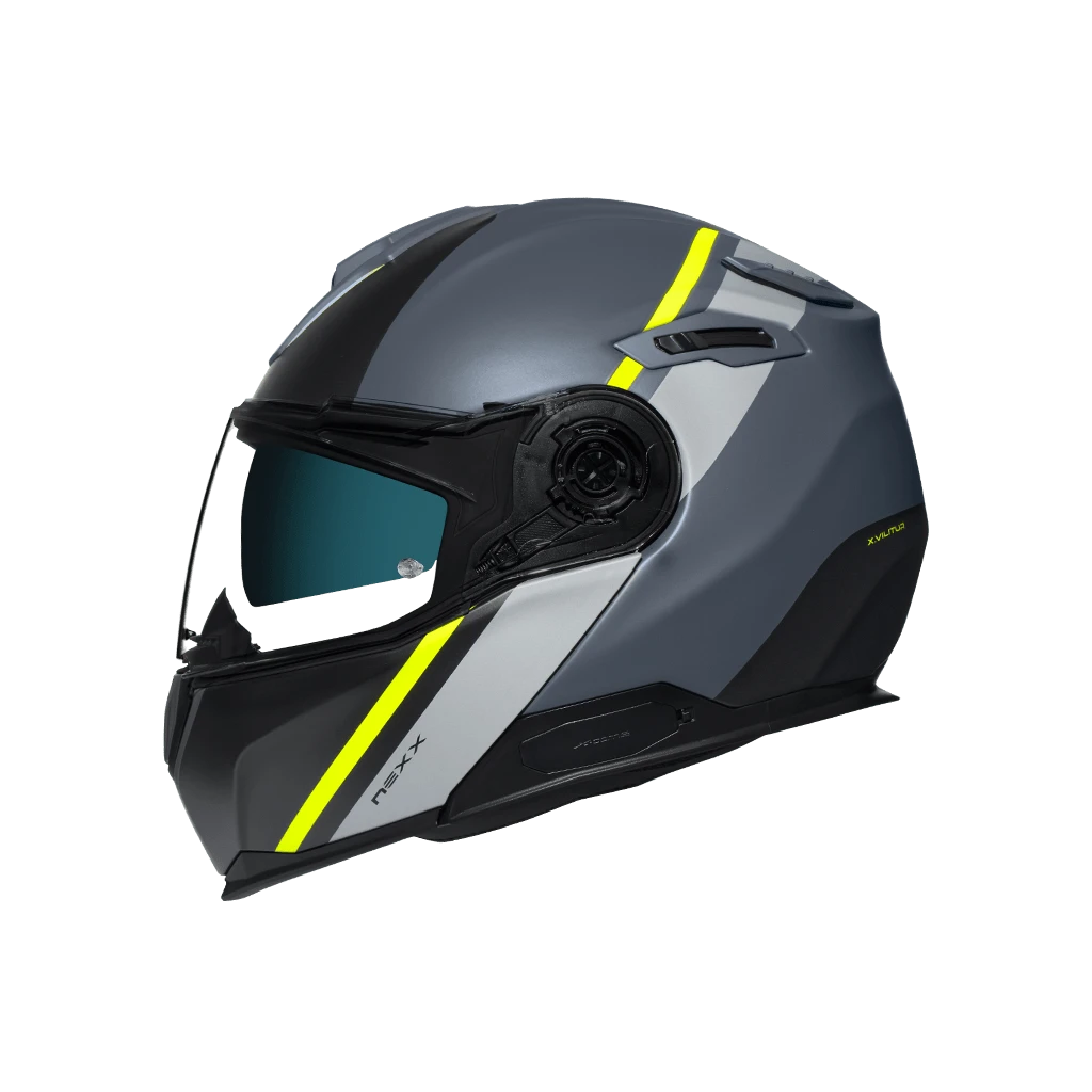 Nexx X.Vilitur Stigen Grijs Neon Matt Systeemhelm 4 Nexx X.Vilitur Stigen Grijs Neon Matt Systeemhelm - Afbeelding 2