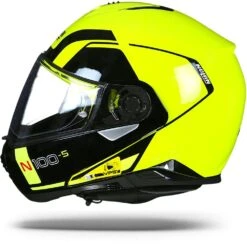 Nolan N100-5 Consistency LED Geel N-Com 026 Systeemhelm -Shark Winkel nolann100 5consistencyyellow.10