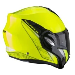 Scorpion Exo-Tech Evo Primus Neon Geel-Zwart Systeemhelm -Shark Winkel product foto 4 15