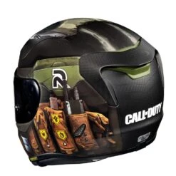 HJC RPHA 11 Ghost Call Of Duty Groen Bruin Integraalhelm -Shark Winkel product foto 6 4 5