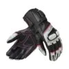 REV'IT! Xena 3 Zwart Wit -Shark Winkel rev it xena 3 black white motorcycle gloves