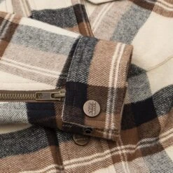 ROKKER Maddison Rider Shirt Lady Brown Offwhite -Shark Winkel rokker maddison rider shirt lady brown offwhite motorcycle jacket 4