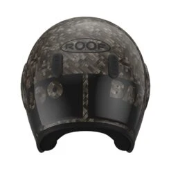 ROOF Bamboo Zwart Glossy Jet Helm