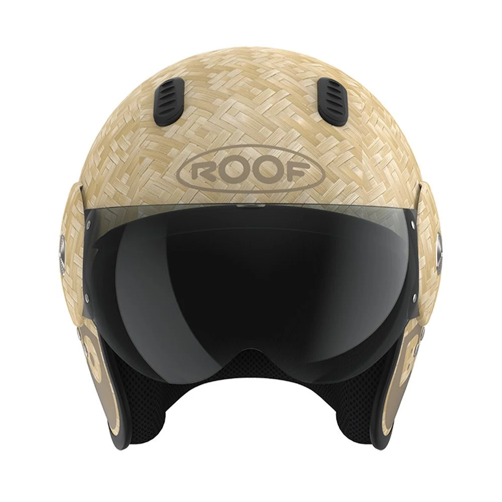 ROOF Bamboo Pure Mat Sand Jet Helm 6 ROOF Bamboo Pure Mat Sand Jet Helm - Afbeelding 4