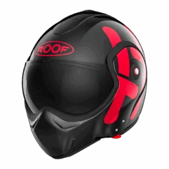 ROOF BoXXer Twin Zwart Rood Systeemhelm 10 ROOF BoXXer Twin Zwart Rood Systeemhelm -Shark Winkel roof boxxer twin black red