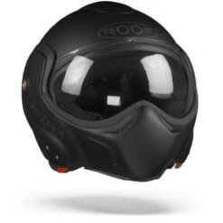 ROOF BoXXer Zwart Shadow Limited Edition Systeemhelm -Shark Winkel roofboxxerunimatteblack.35 1