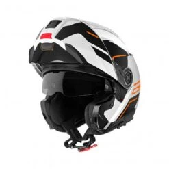 Schuberth C5 Master Wit Oranje Systeemhelm -Shark Winkel schuberth c5 master white orange 4