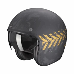 Scorpion Belfast Evo Nevada Mat Zwart-Goud Jethelm