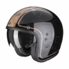 Scorpion Belfast Evo Retrol Zwart-Brown Jethelm -Shark Winkel scorpion belfast evo retrol black brown