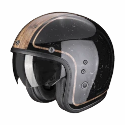Scorpion Belfast Evo Retrol Zwart-Brown Jethelm