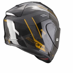 Scorpion Exo-1400 Evo Carbon Air Kydra Zwart-Goud Integraalhelm -Shark Winkel scorpion exo 1400 evo carbon air kydra nero oro 2