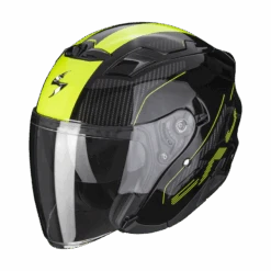 Scorpion EXO-230 Condor Zwart-Neon Geel Jethelm -Shark Winkel scorpion exo 230 condor black neon yellow 1
