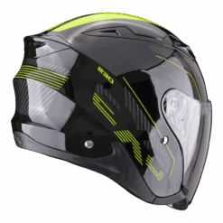 Scorpion EXO-230 Condor Zwart-Neon Geel Jethelm