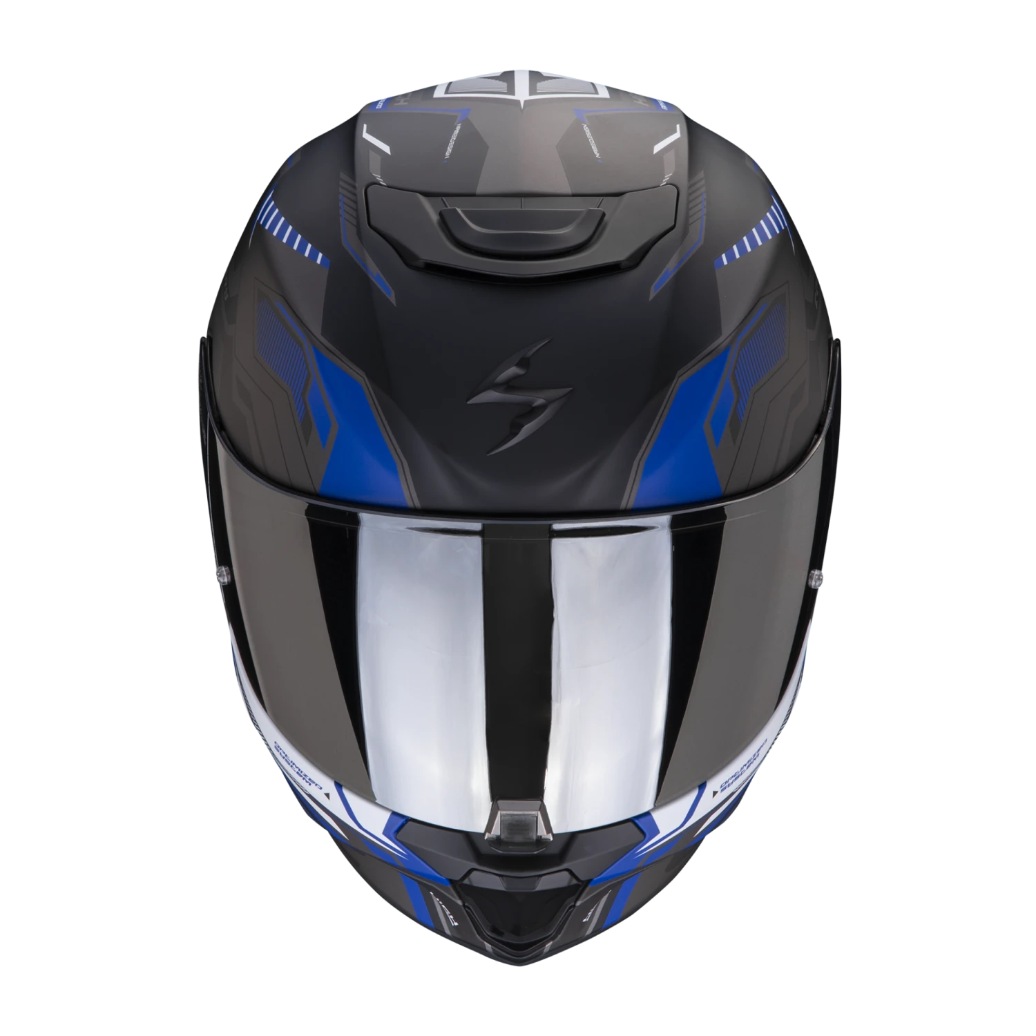 Scorpion Exo-391 Haut Matt Zwart-Zilver-Blauw Integraalhelm 3 Scorpion Exo-391 Haut Matt Zwart-Zilver-Blauw Integraalhelm