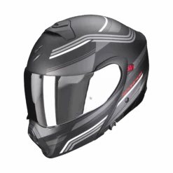 Scorpion Exo-930 Multi Matt Zwart-Zilver Systeemhelm