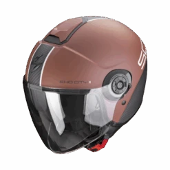 Scorpion Exo-City II Carbo Donker Bruin-Zwart Jethelm 7 Scorpion Exo-City II Carbo Donker Bruin-Zwart Jethelm -Shark Winkel scorpion exo city ii carbo dark brown black