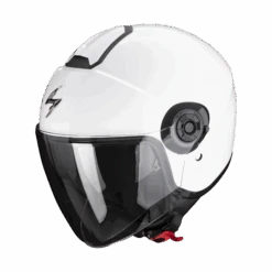 Scorpion Exo-City II Solid White Jet Helmet -Shark Winkel scorpion exo city ii solid white