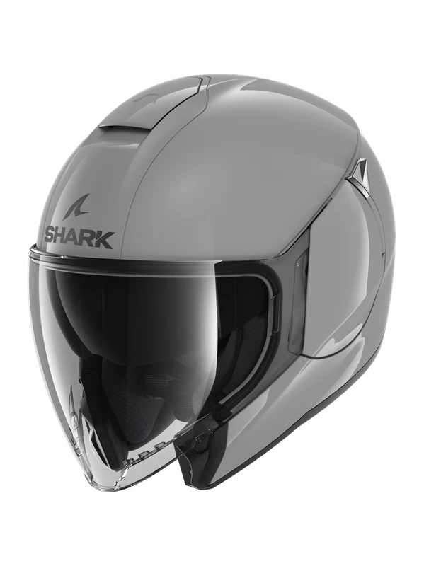 Shark Citycruiser Blank Gun Zilver S05 Jethelm 4 Shark Citycruiser Blank Gun Zilver S05 Jethelm - Afbeelding 2