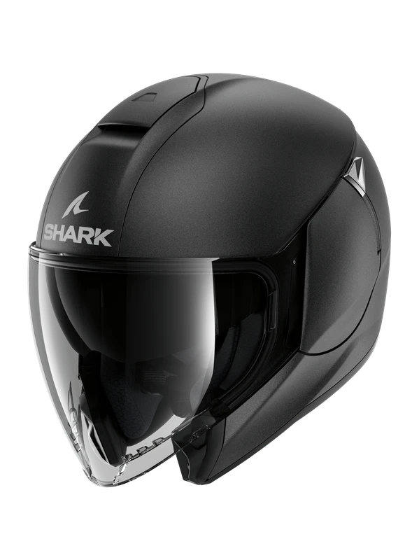 Shark Citycruiser Blank Mat Gun Metaal Mat A06 Jethelm 4 Shark Citycruiser Blank Mat Gun Metaal Mat A06 Jethelm - Afbeelding 2